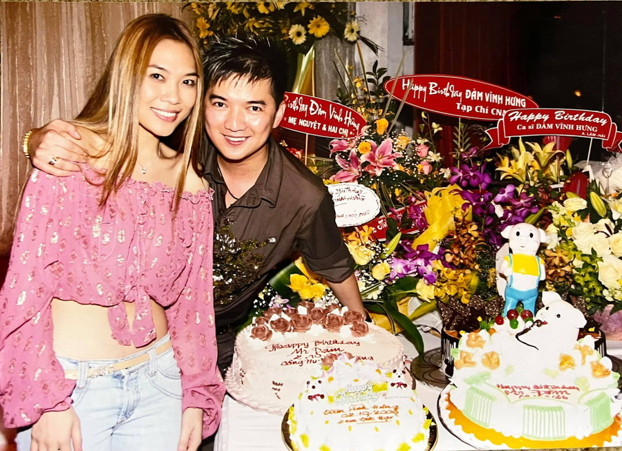 Loạt ảnh hiếm bên Mỹ Tâm được Đàm Vĩnh Hưng giấu kín suốt nhiều năm. (Ảnh: FBNV)
