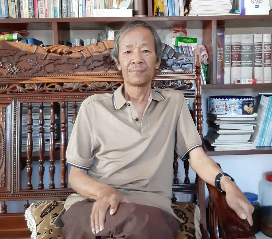 Nhà giáo Chử Anh Đào những ngày cuối cùng chống chọi với bệnh tật. Ảnh: Nguyễn Quang Tuệ Nhà giáo Chử Anh Đào những ngày cuối cùng chống chọi với bệnh tật. Ảnh: Nguyễn Quang Tuệ