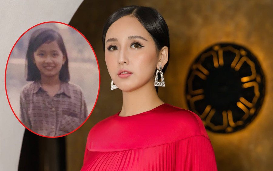 Mai Phương Thúy chia sẻ hình ảnh lúc bé trên trang cá nhân. Ảnh: FBNV Mai Phương Thúy chia sẻ hình ảnh lúc bé trên trang cá nhân. Ảnh: FBNV