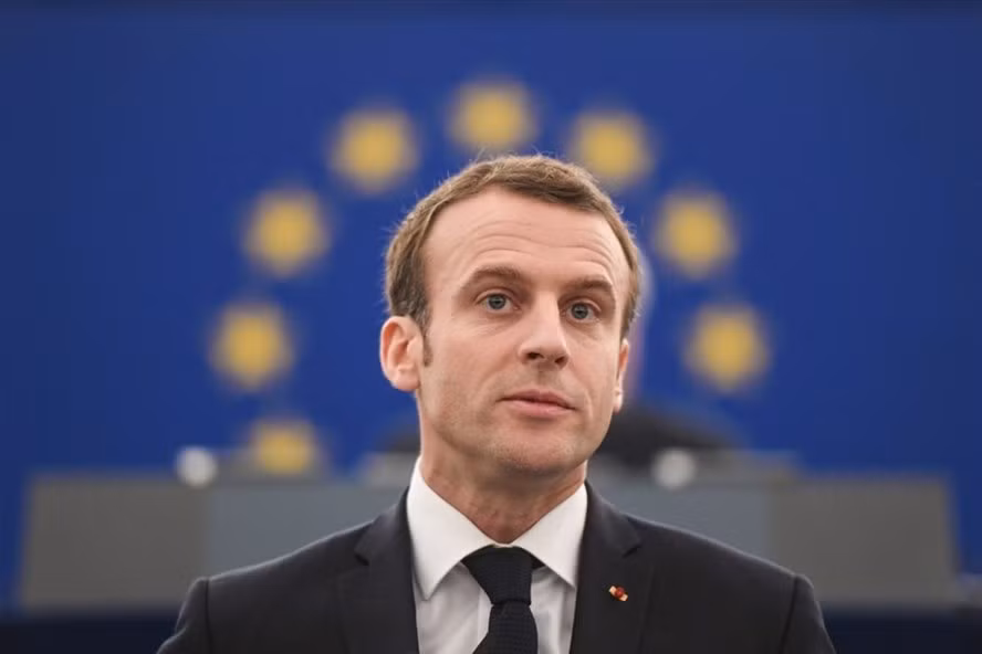 Tổng thống Pháp Emmanuel Macron. Ảnh: AFP