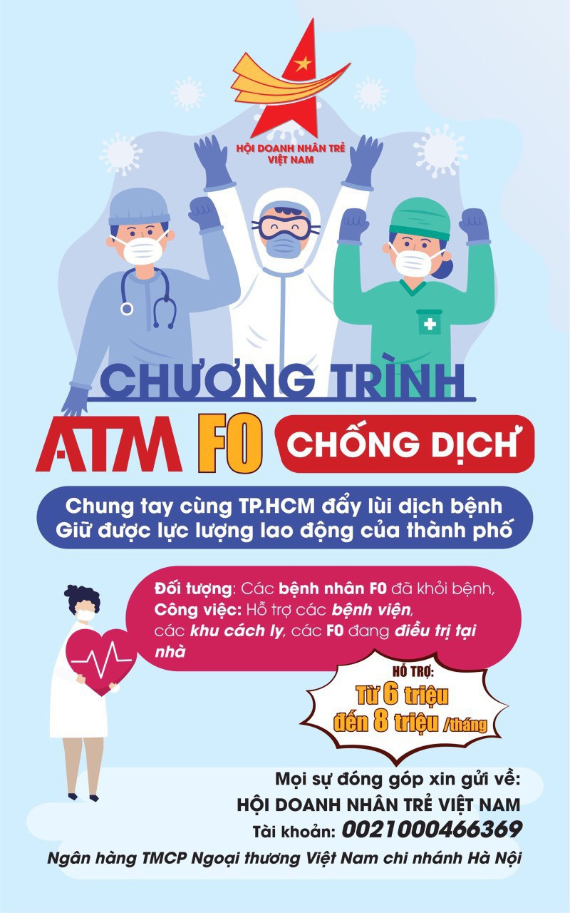 Thông tin chương trình kêu gọi cộng đồng chung tay thực hiện để chống dịch. Ảnh: BTC cung cấp Thông tin chương trình kêu gọi cộng đồng chung tay thực hiện để chống dịch. Ảnh: BTC cung cấp
