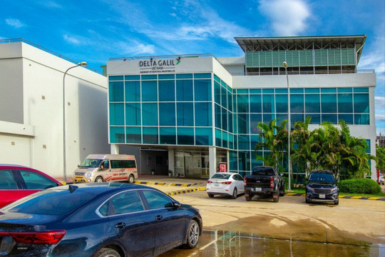 Trụ sở của Công ty TNHH Delta Galil tại xã Cát Trinh, huyện Phù Cát