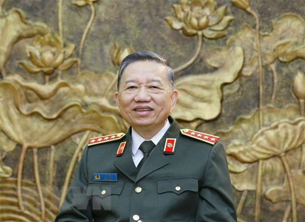 Đại tướng Tô Lâm, Ủy viên Bộ Chính trị, Bí thư Đảng ủy Công an Trung ương, Bộ trưởng Bộ Công an. (Ảnh: Doãn Tấn/TTXVN)