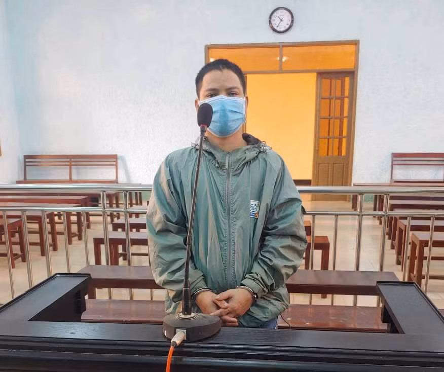 Bị cáo Siu Som tại phiên tòa. Ảnh: R’Ô Hok