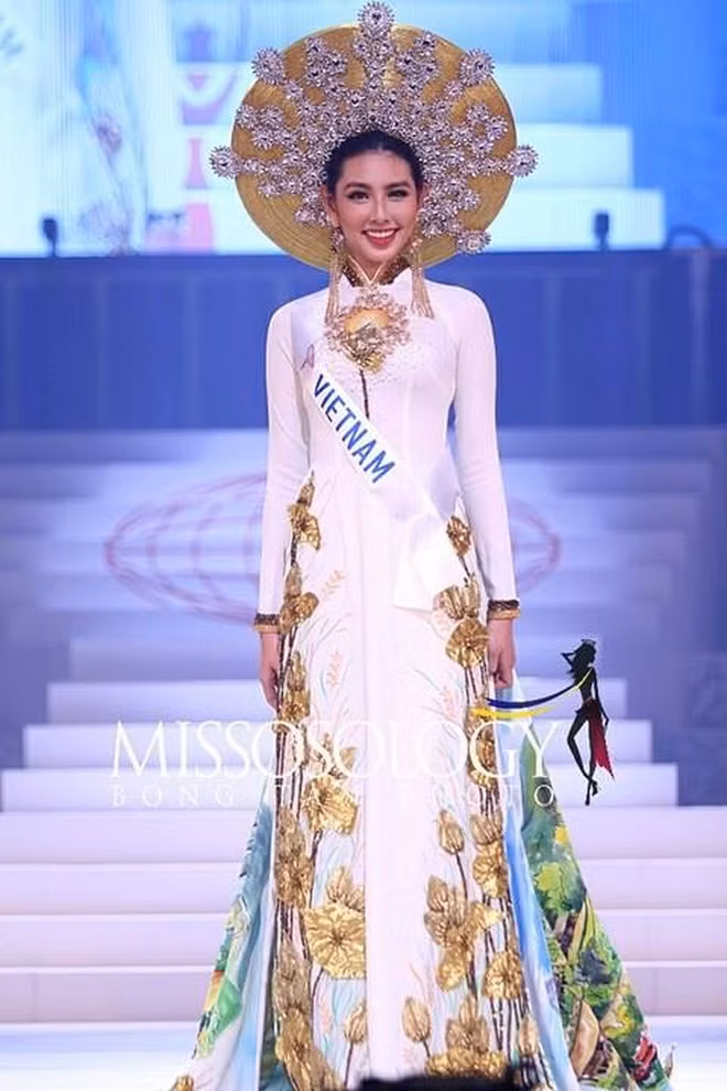 Thùy Tiên từng tham gia cuộc thi Miss International 2018 (Hoa hậu Quốc tế). Ảnh: S.V