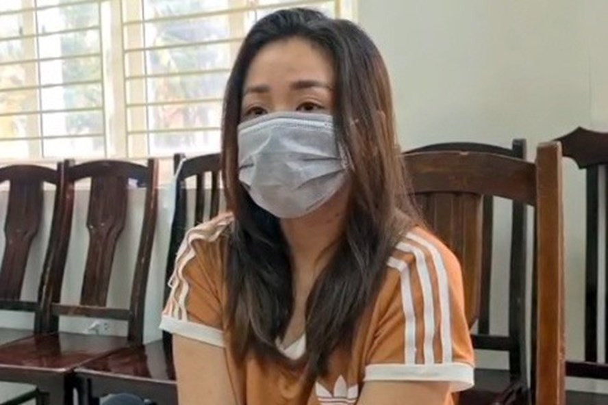 Bị can Trương Thị Mỹ Hằng trong đường dây lừa đảo chiếm đoạt tài sản. Ảnh: Y.Hưng Bị can Trương Thị Mỹ Hằng trong đường dây lừa đảo chiếm đoạt tài sản. Ảnh: Y.Hưng