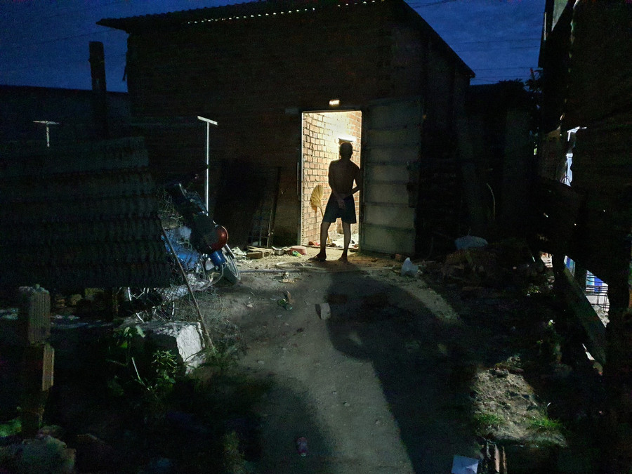 Hiện trường vụ án mạng. Ảnh: Nguyễn Long Hiện trường vụ án mạng. Ảnh: Nguyễn Long