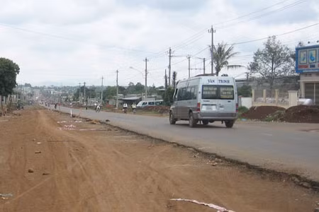 Đoạn đường xảy ra nhiều vụ tai nạn giao thông liên tiếp. Ảnh: Thục Vy