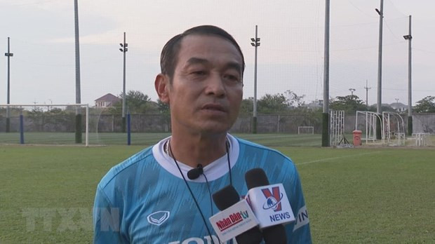 Huấn luyện viên Đinh Thế Nam. (Ảnh: Trần Long/TTXVN) Huấn luyện viên Đinh Thế Nam. (Ảnh: Trần Long/TTXVN)