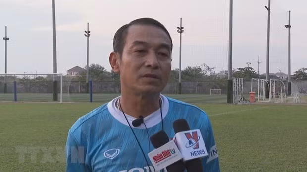  Huấn luyện viên Đinh Thế Nam. (Ảnh: Trần Long/TTXVN)