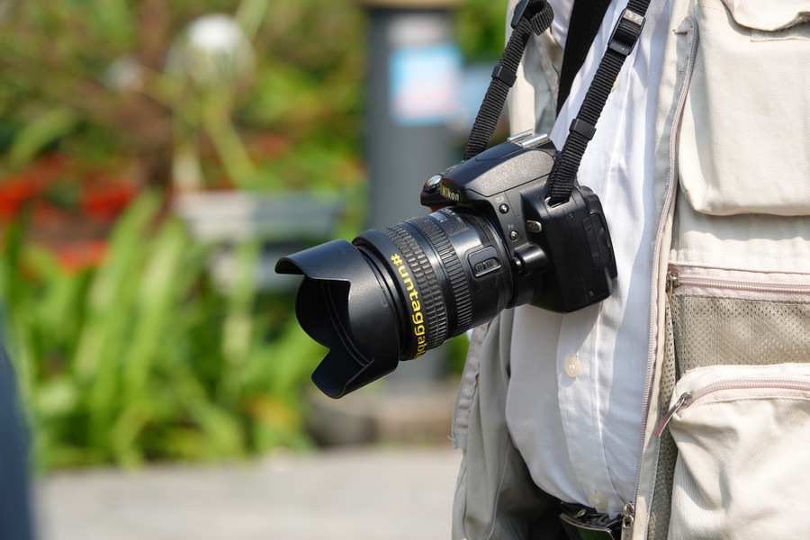  Máy ảnh cơ nhỏ gọn để làm nghề. Ảnh: Duy Tân