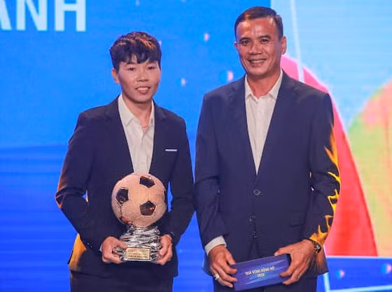  Kim Thanh là đương kim Quả bóng Đồng Việt Nam 2020. Ảnh: DŨNG PHƯƠNG