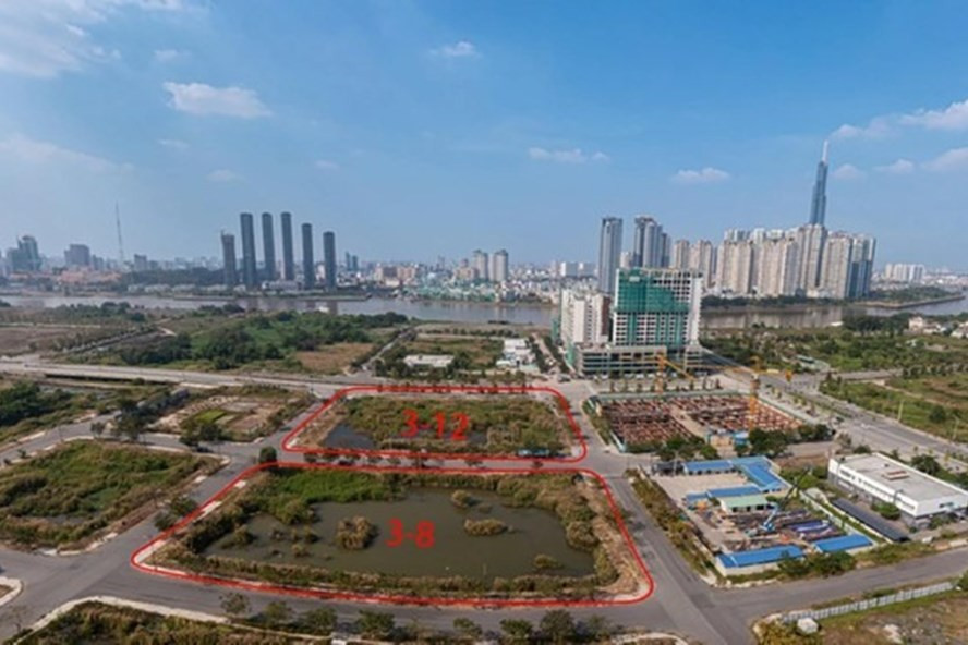 Đã có 2 doanh nghiệp bỏ cọc đấu giá đất Thủ Thiêm. Ảnh: Duy Quang Đã có 2 doanh nghiệp bỏ cọc đấu giá đất Thủ Thiêm. Ảnh: Duy Quang