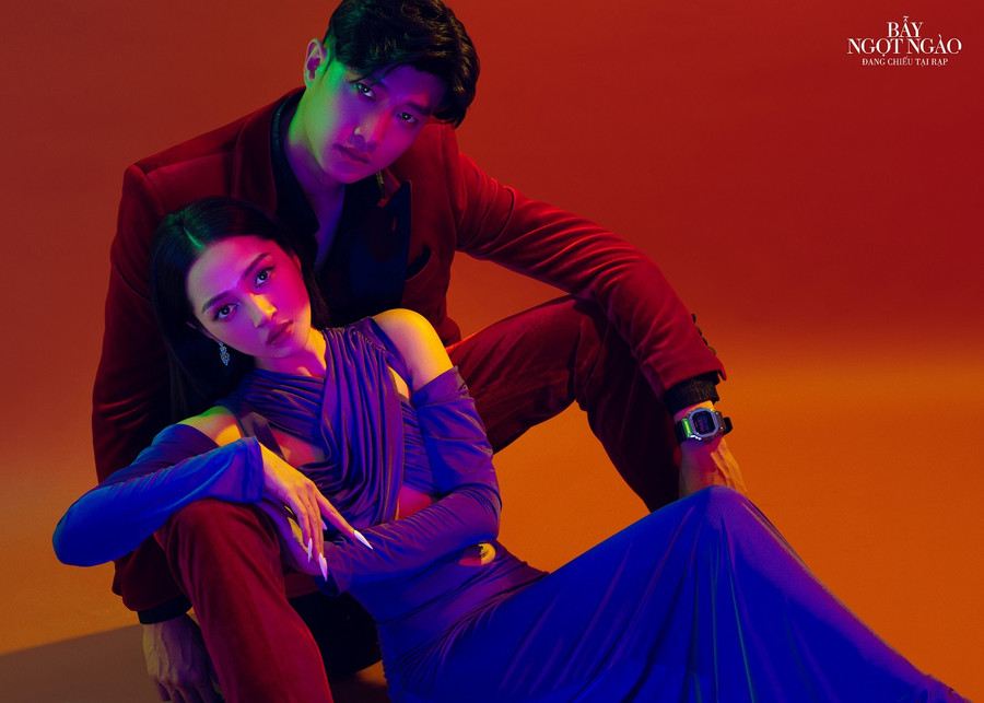 “Thật tình cờ là sau nhiều lần hoãn ra mắt, lịch khởi chiếu cuối cùng của Bẫy ngọt ngào lại theo đúng ý mình. Quốc Trường nghĩ câu chuyện trong phim rất phù hợp để các cặp tình nhân đi xem và rút ra bài học cho mình”, Quốc Trường chia sẻ. Ảnh: ĐPCC