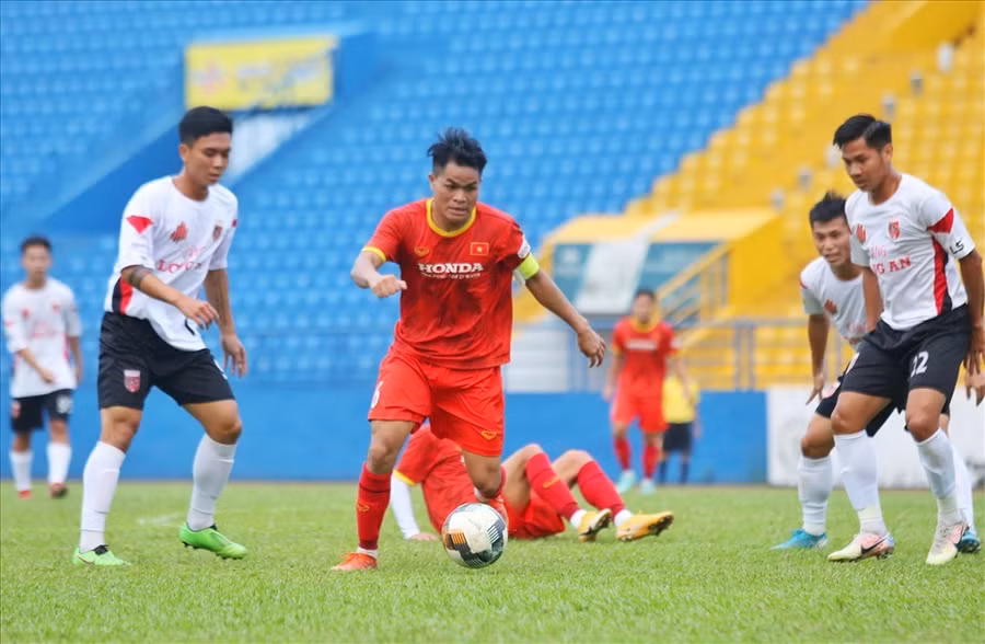 U23 Việt Nam rộng cửa vào bán kết U23 Đông Nam Á 2022. Ảnh: Thanh Vũ