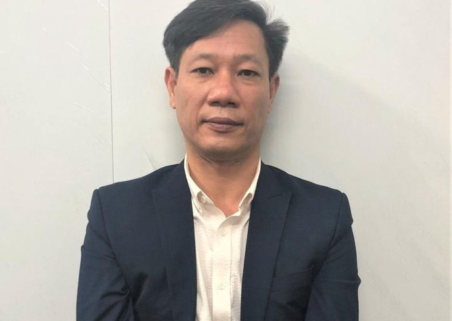 Nghi phạm Phạm Hùng tại cơ quan công an - Ảnh: Công an cung cấp