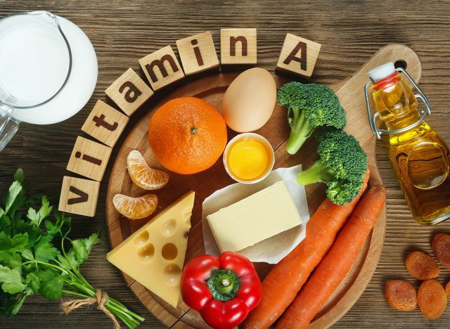 Những thực phẩm giàu vitamin A. Ảnh: Shutterstock