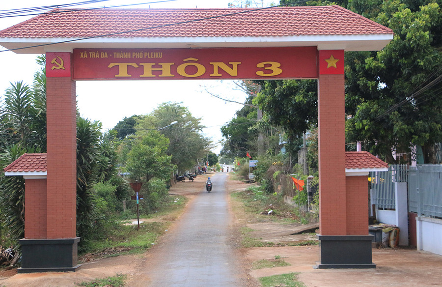 Diện mạo nông thôn xã Trà Đa ngày càng khởi sắc. Ảnh: Quang Tấn