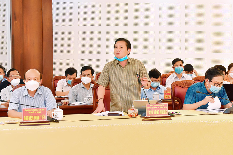 Giám đốc Sở Văn hóa-Thể thao và Du lịch Trần Ngọc Nhung phát biểu về dịch vụ du lịch trong dịp Tết nguyên đán