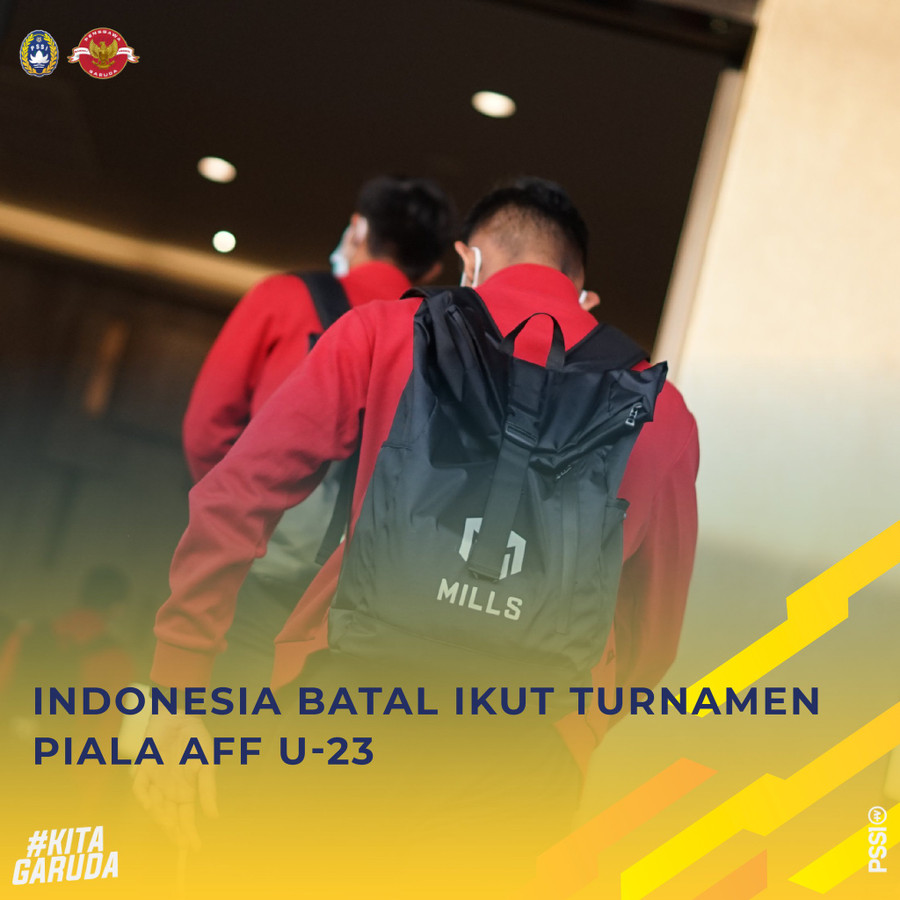 PSSI trong thông báo rút đội U.23 Indonesia khỏi giải U.23 Đông Nam Á. Ảnh: PSSI