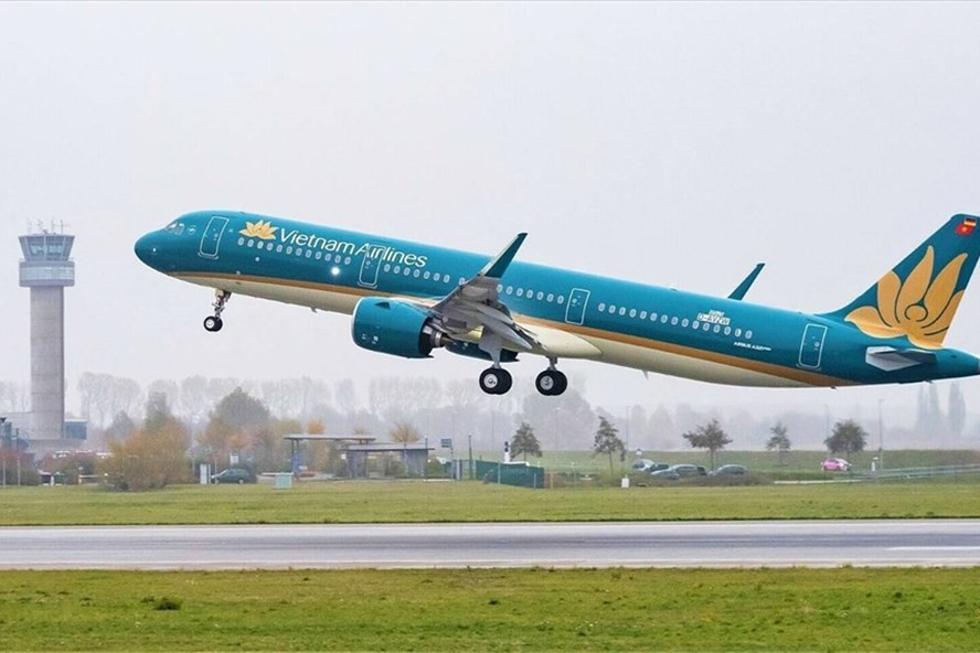 Máy bay của Vietnam Airlines. Ảnh: NIA