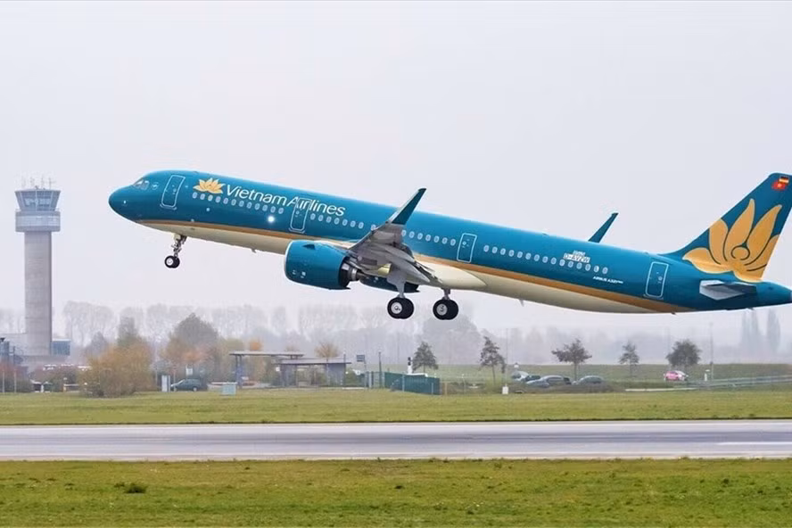 Máy bay của Vietnam Airlines. Ảnh: NIA