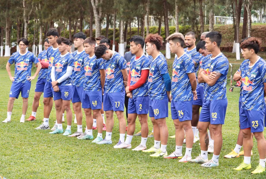 Câu lạc bộ Hoàng Anh Gia Lai sẽ có khoảng 3 tuần chuẩn bị cho mùa giải mới. Ảnh: Minh Trần