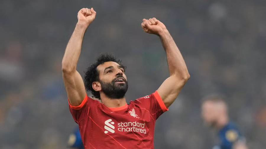 Mohamed Salah trở lại từ Cúp các quốc gia châu Phi và lập tức ghi bàn cho Liverpool. Ảnh: AFP