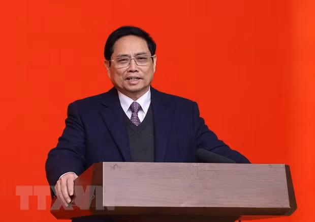 Thủ tướng Phạm Minh Chính là Trưởng Ban Chỉ đạo cải cách hành chính của Chính phủ. (Ảnh: Dương Giang/TTXVN)