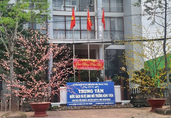 Trung tâm nước sạch và vệ sinh môi trường tỉnh Sóc Trăng. Ảnh: Trần Thanh Phong