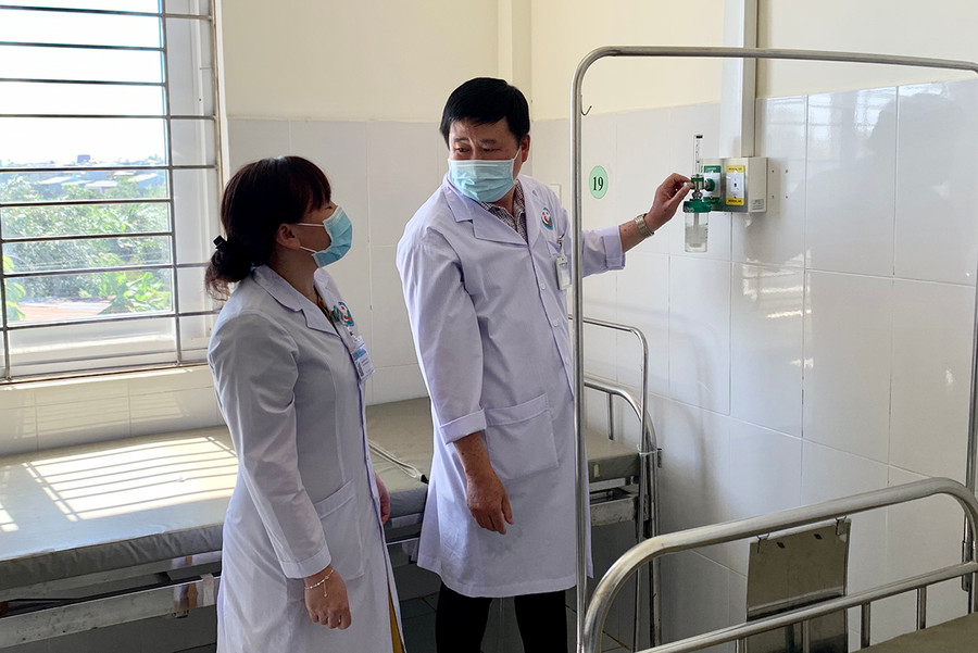 Bệnh viện Nhi tỉnh chuẩn bị cơ sở vật chất, trang-thiết bị y tế sẵn sàng thu dung, điều trị bệnh nhân Covid-19. Ảnh: Như Nguyện  Bệnh viện Nhi tỉnh chuẩn bị cơ sở vật chất, trang-thiết bị y tế sẵn sàng thu dung, điều trị bệnh nhân Covid-19. Ảnh: Như Nguyện
