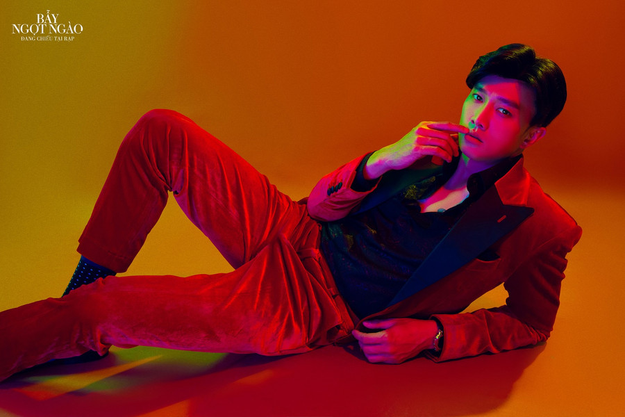 Quốc Trường là nhân tố không thể thiếu làm nên sức hút của Bẫy ngọt ngào. Khác hẳn với tính cách ôn hòa, lịch lãm ngoài đời của Quốc Trường, vai diễn Đăng Minh của anh là một kẻ vũ phu, biến thái và cuồng kiểm soát. Ảnh: ĐPCC