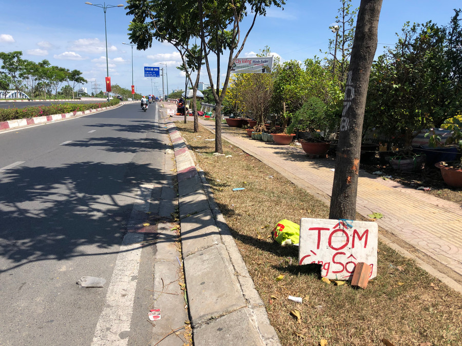 Khu vực nơi xảy ra vụ tai nạn. Ảnh: Trần Tiến