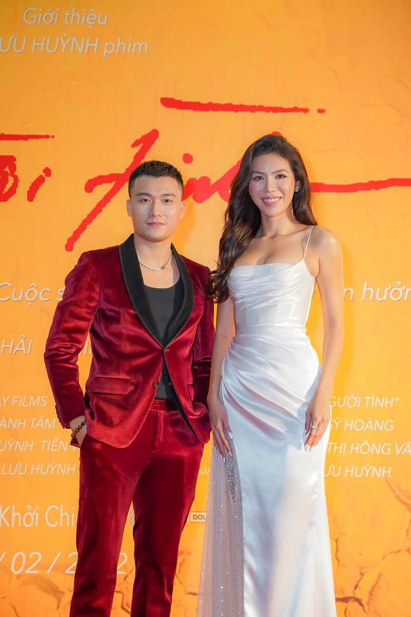 DIễn viên Xuân Phúc và siêu mẫu Minh Tú. Ảnh: ĐPCC