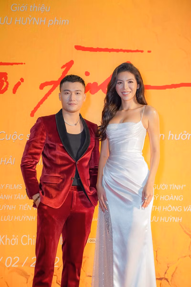 DIễn viên Xuân Phúc và siêu mẫu Minh Tú. Ảnh: ĐPCC