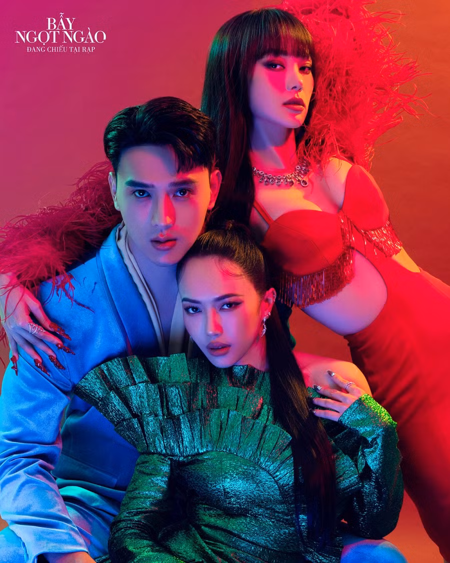 Minh Hằng, Diệu Nhi và Thuận Nguyễn cũng “đánh gục” người hâm mộ bằng thần thái đỉnh cao. Ảnh: ĐPCC