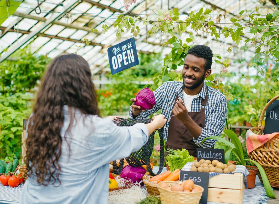 Mua trái cây, rau củ tại vườn. Ảnh: Shutterstock Mua trái cây, rau củ tại vườn. Ảnh: Shutterstock