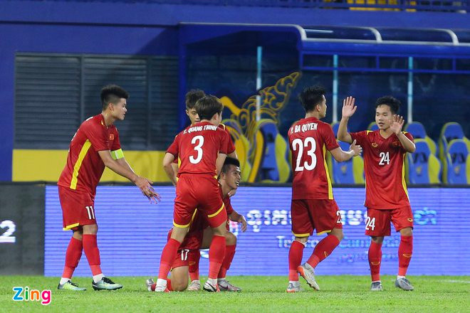 U23 Việt Nam toàn thắng tại vòng bảng. Ảnh: Nguyên Khang.