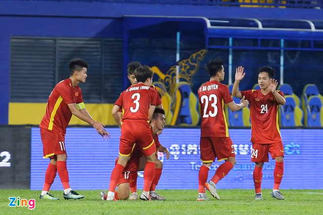 U23 Việt Nam toàn thắng tại vòng bảng. Ảnh: Nguyên Khang.
