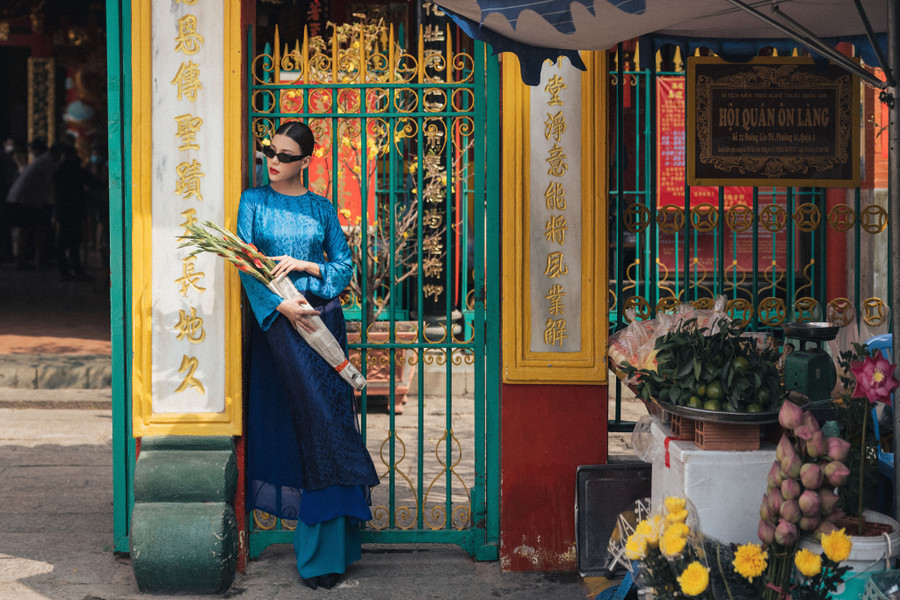 Chia sẻ về dự án tương lai, Thúy Diễm cho biết cô đã tất bật trở lại trường quay với các phim Vũ điệu đón xuân, Sui gia hay xui gia. Các tác phẩm này sẽ chuẩn bị lên sóng để phục vụ khán giả trong thời gian sớm nhất. Ngoài ra, trong năm nay, vợ chồng Lương Thế Thành cũng ấp ủ tâm nguyện là đón thêm em bé thứ hai nếu mọi thứ thuận lợi. Ảnh: Nguyễn Đăng Khoa