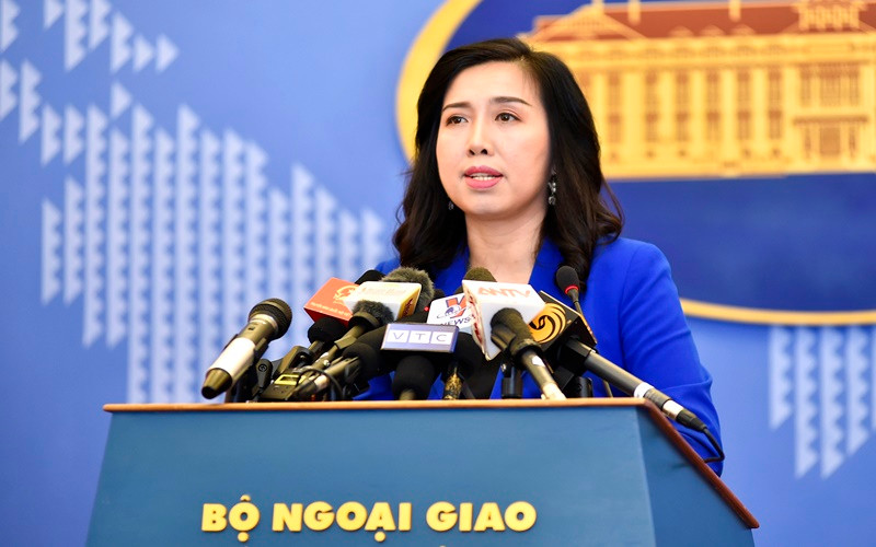 Người Phát ngôn Bộ Ngoại giao Lê Thị Thu Hằng. (Ảnh: Bộ Ngoại giao)
