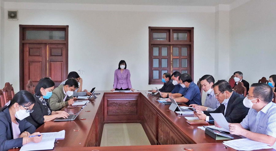 Quang cảnh cuộc họp. Ảnh: Hoàng Ngọc