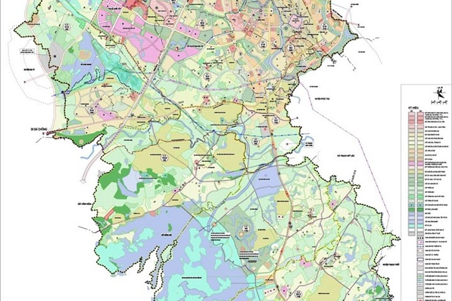 Bản đồ quy hoạch thị xã Sơn Tây, Hà Nội giai đoạn 2021-2030. Nguồn: TL
