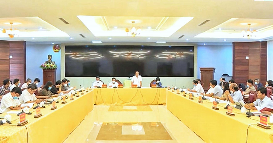 Quang cảnh cuộc họp. Ảnh: Hoàng Ngọc