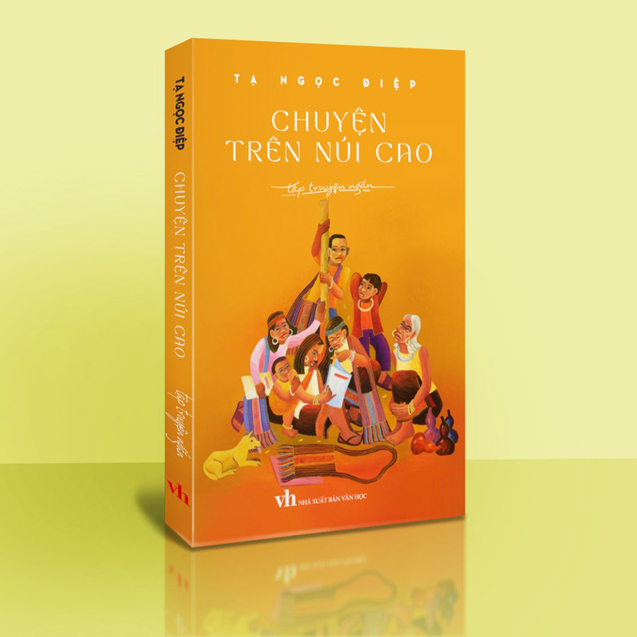 Bìa tập truyện ngắn “Chuyện trên núi cao” của Tạ Ngọc Điệp. Ảnh: Xuân Trường  Bìa tập truyện ngắn “Chuyện trên núi cao” của Tạ Ngọc Điệp. Ảnh: Xuân Trường