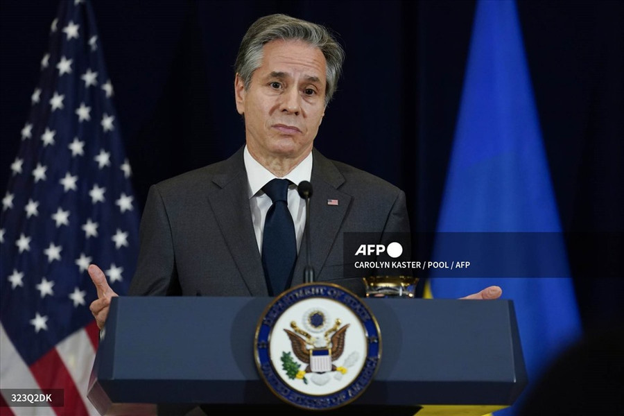 Ngoại trưởng Mỹ Antony Blinken. Ảnh: AFP