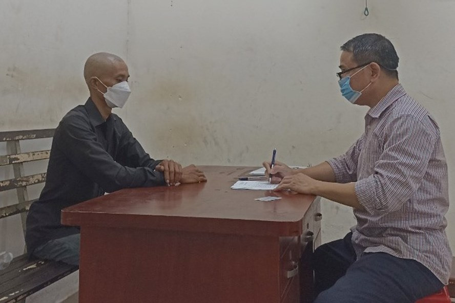  Mai Văn Tình - kẻ trốn truy nã bị bắt giữ ngày đầu năm mới 2022. Ảnh: CACC