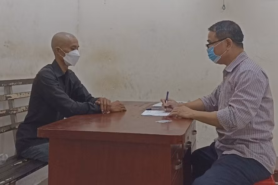  Mai Văn Tình - kẻ trốn truy nã bị bắt giữ ngày đầu năm mới 2022. Ảnh: CACC