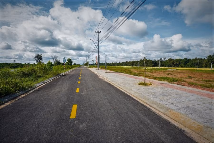 Dự án phát triển quỹ đất phía tây quốc lộ 14 (H.Đăk Hà). Ảnh: Đức Nhật