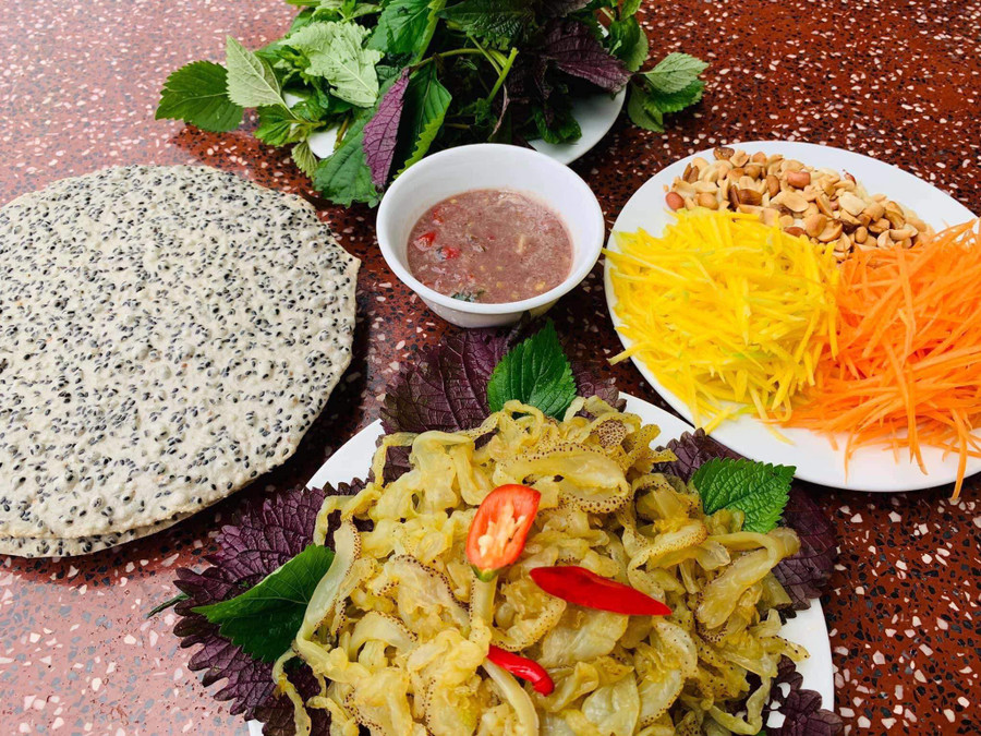 Một món gỏi được làm từ sứa biển. Ảnh: Phạm Đức